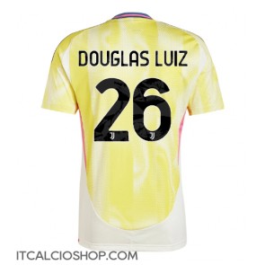 Juventus Douglas Luiz #26 Seconda Maglia 2024-25 Manica Corta